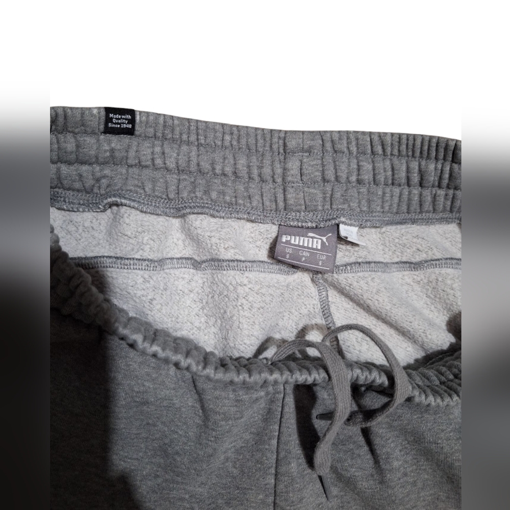 PUMA Men's Gray Sweatpants - Picture 3 of 4